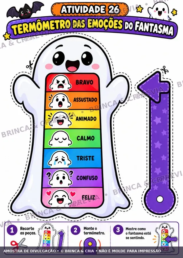 Página real da atividade Halloween das Emoções